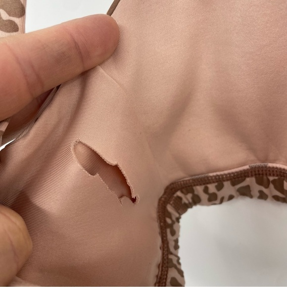 Tan+Lines by Sivan Ayla Laguna Sports Bra Leopard L - Picture 3 of 5